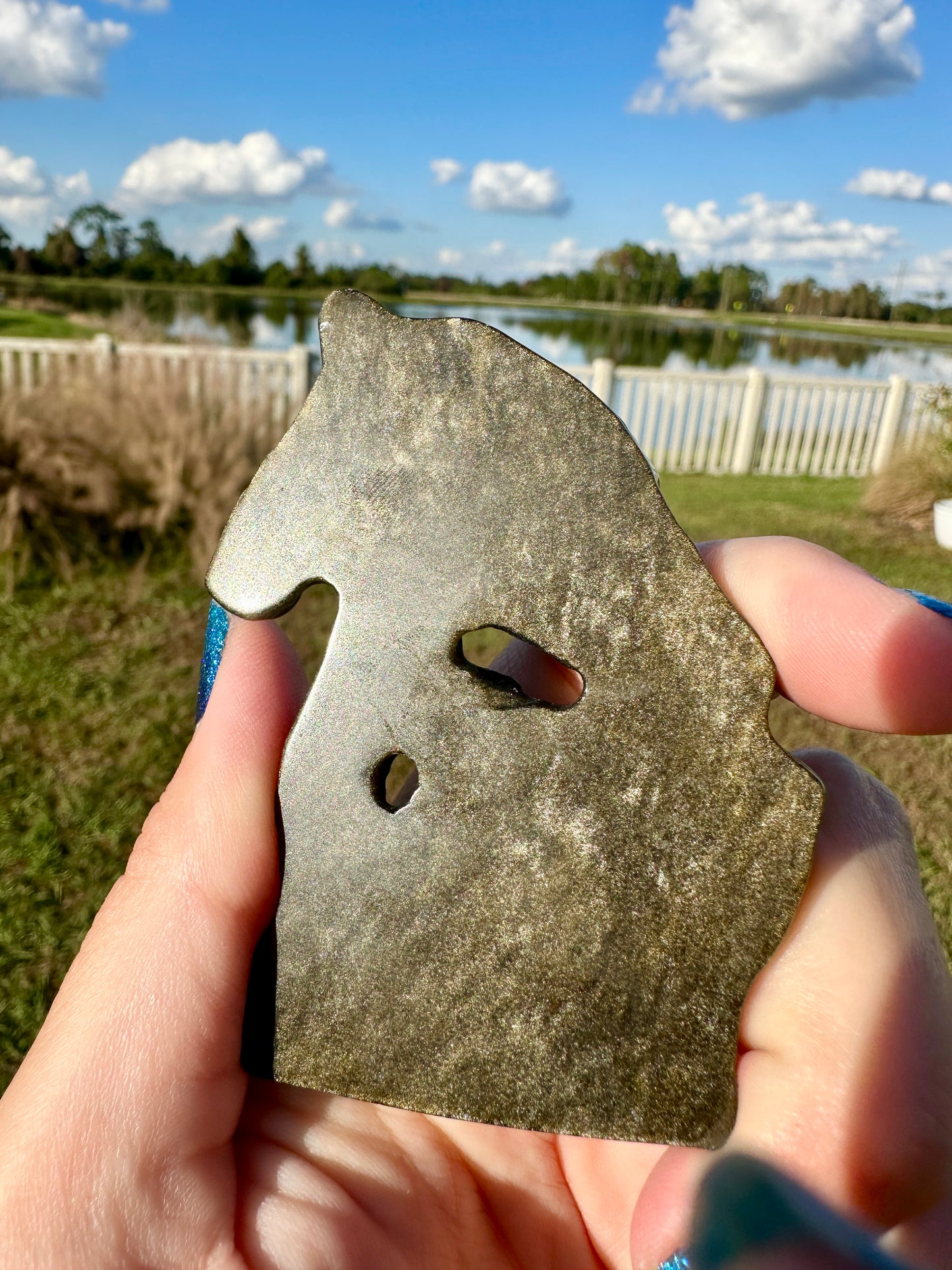 Golden Sheen Obsidian - Horse