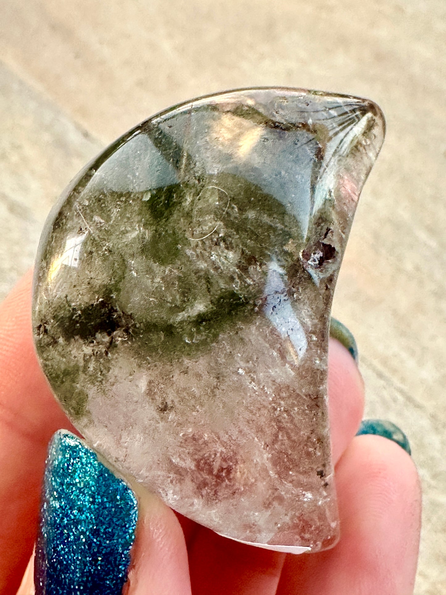 Beautiful Garden Quartz - Moon