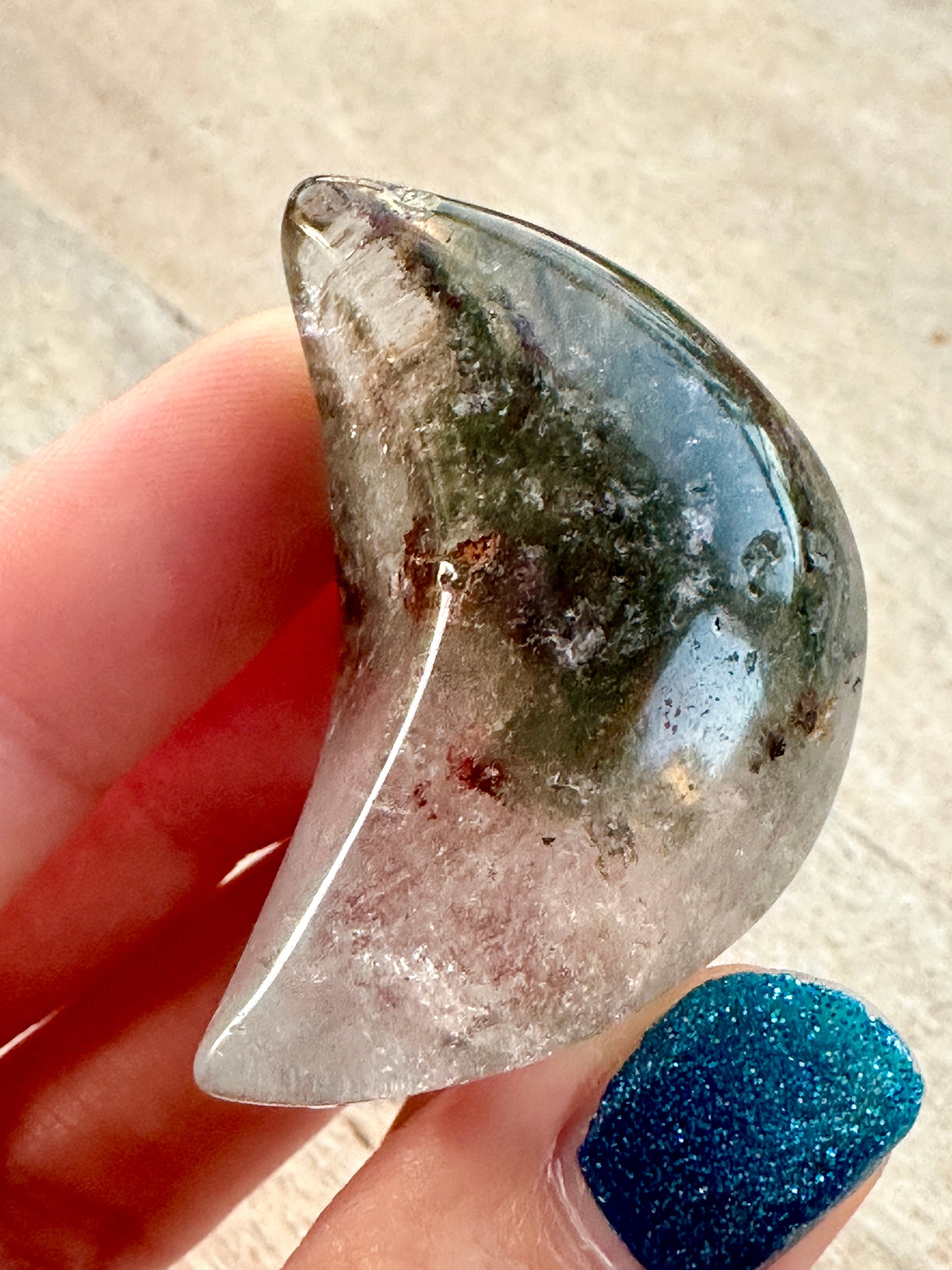 Beautiful Garden Quartz - Moon