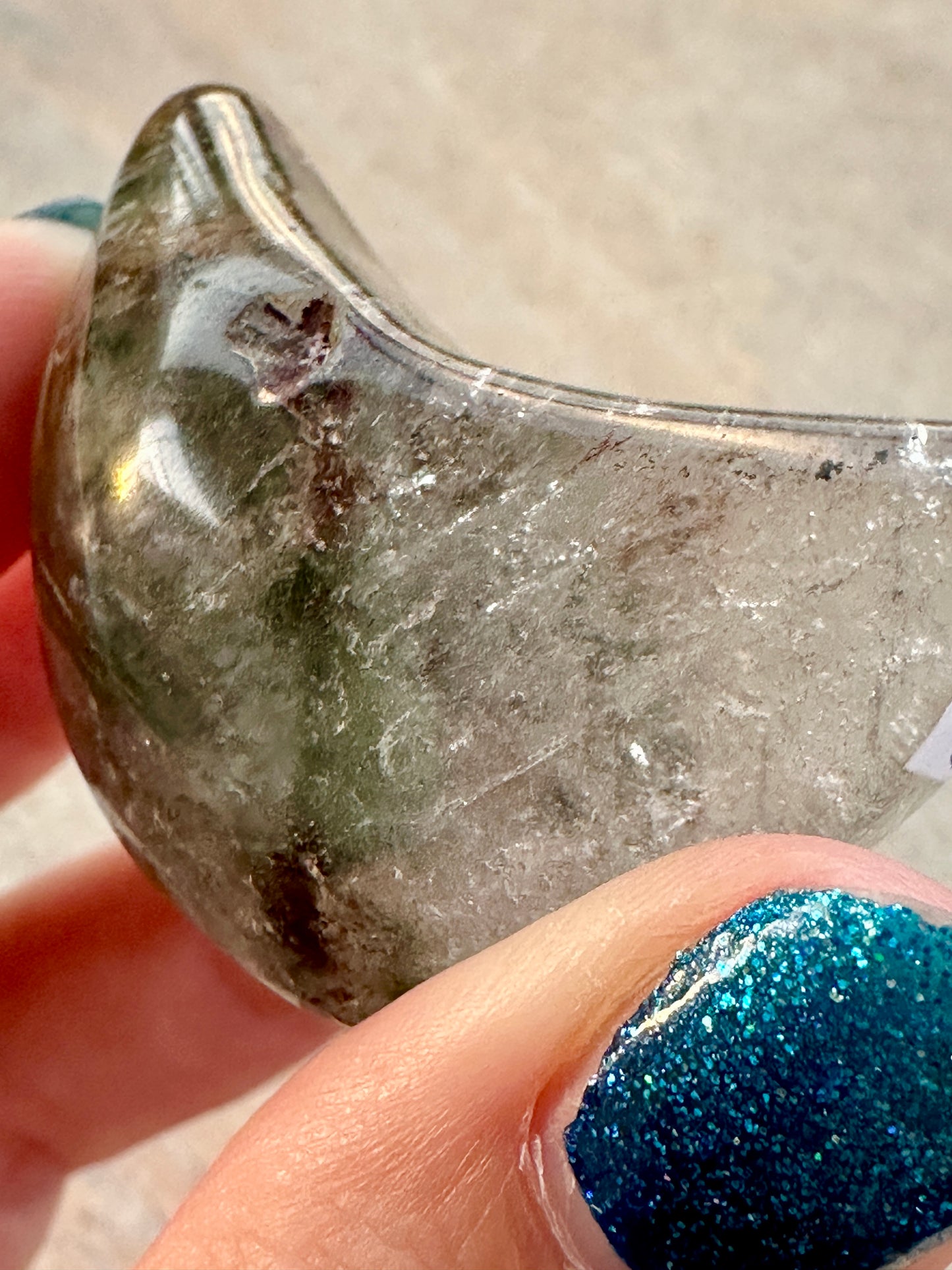 Beautiful Garden Quartz - Moon