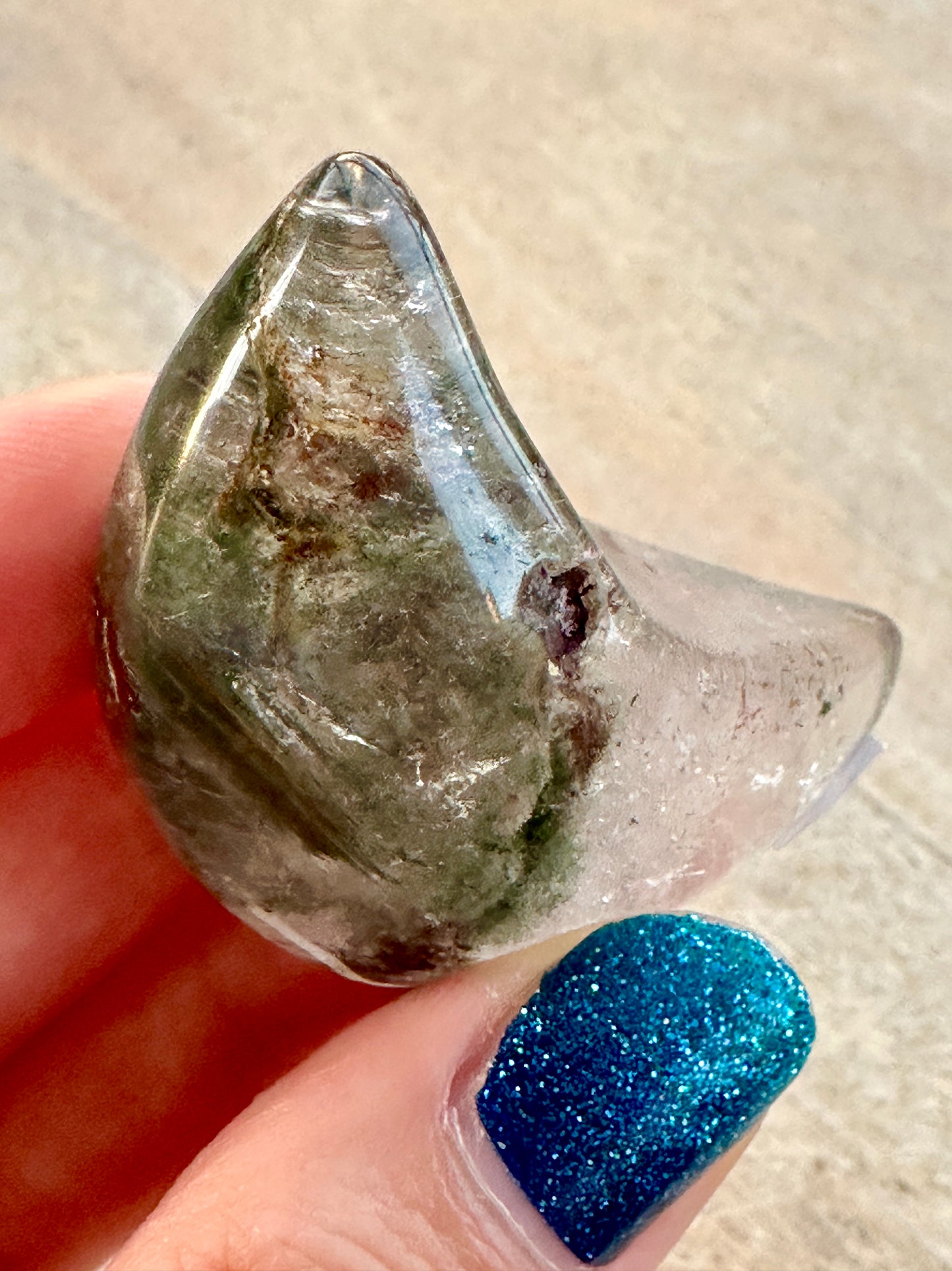 Beautiful Garden Quartz - Moon