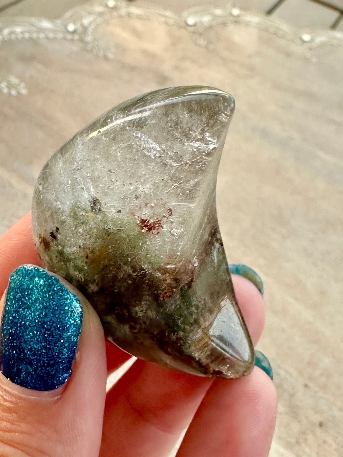 Beautiful Garden Quartz - Moon