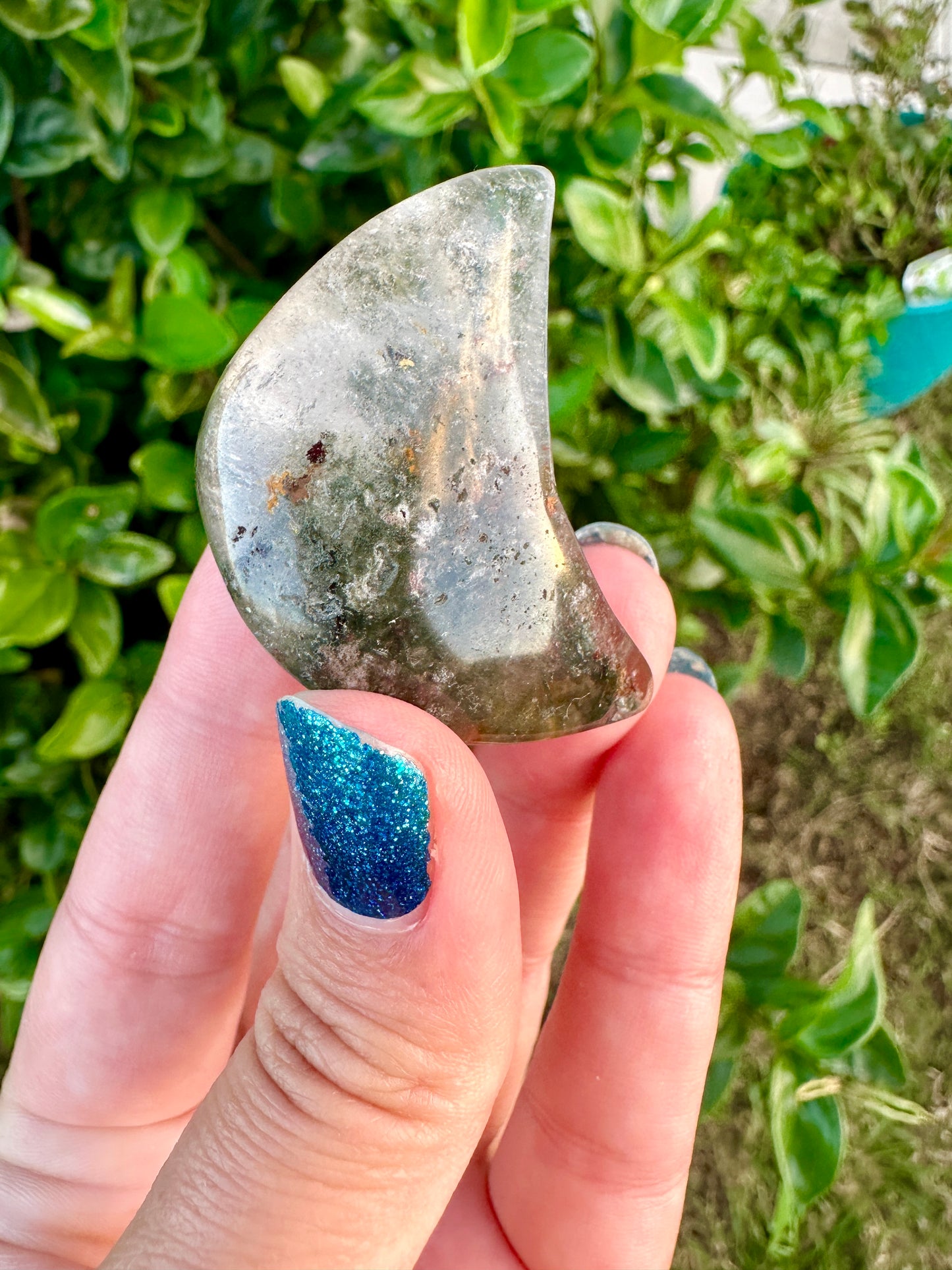 Beautiful Garden Quartz - Moon