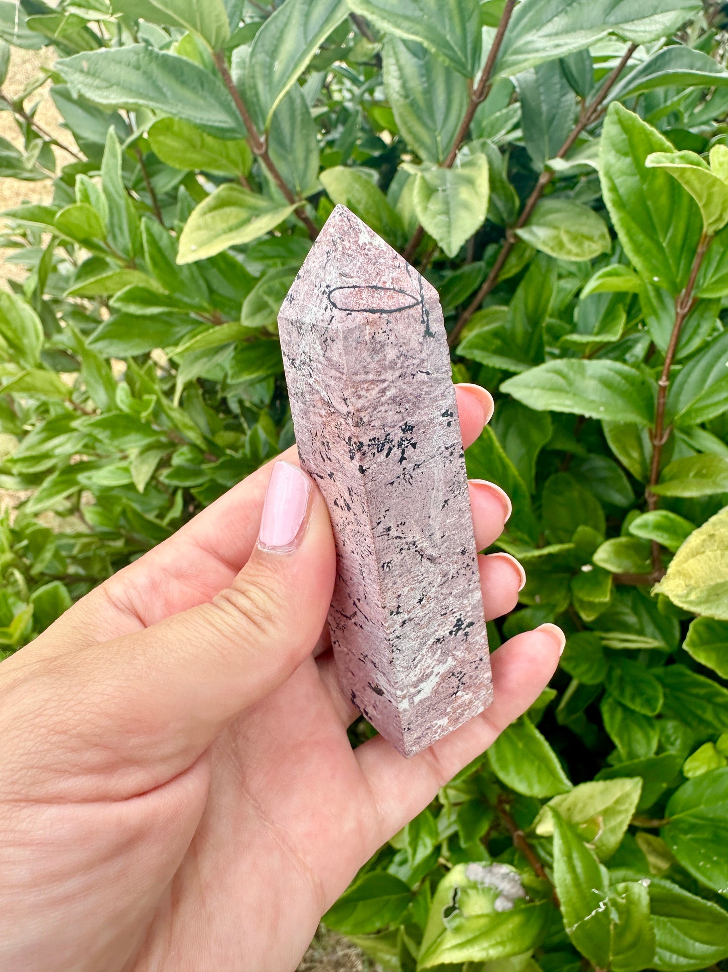 Beautiful Picture Jasper Tower β Natural Jasper Crystal Point β Healing Stone β Meditation Tool β Unique Home Decor β Chakra Balancing Tower