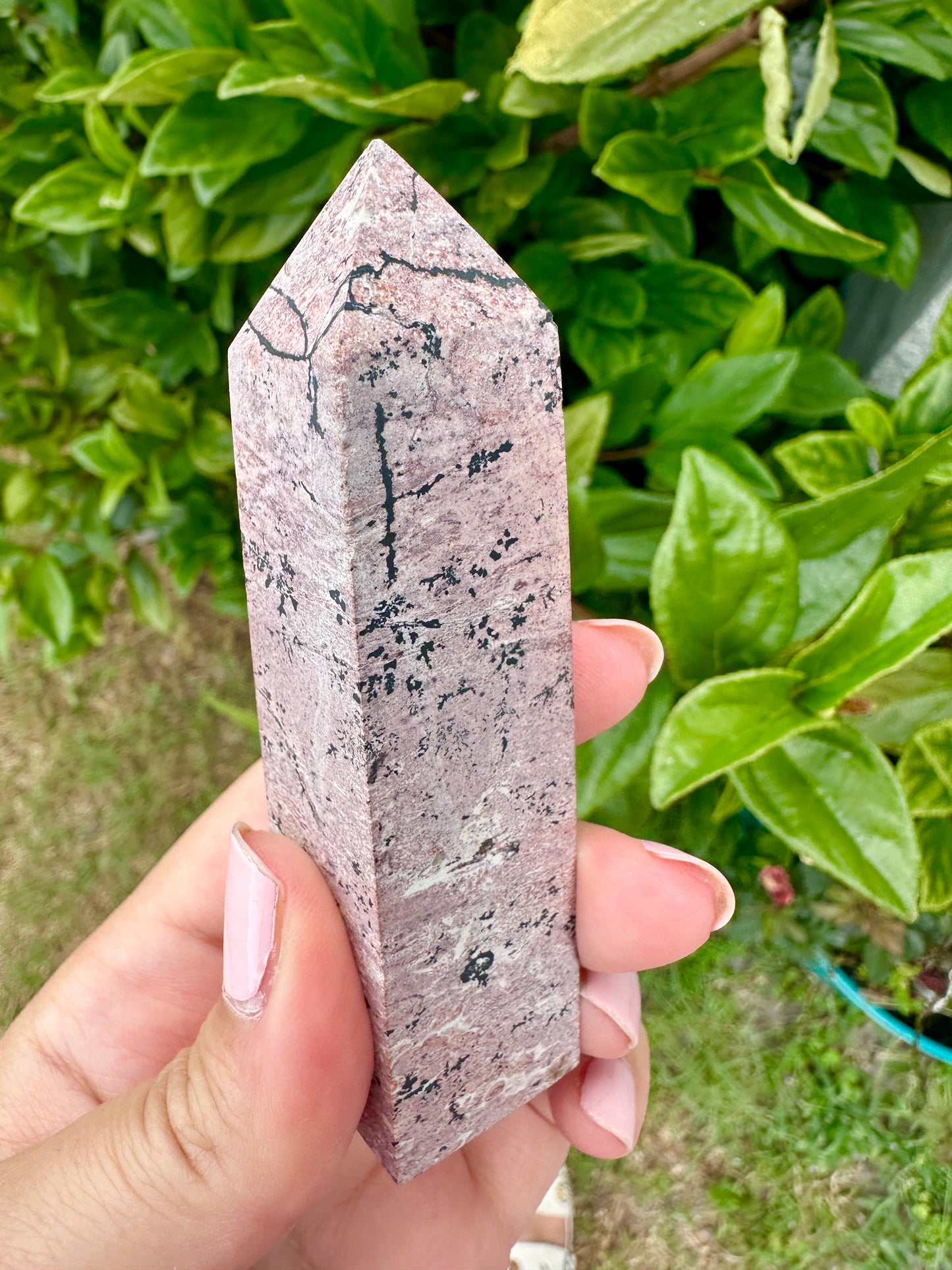 Beautiful Picture Jasper Tower β Natural Jasper Crystal Point β Healing Stone β Meditation Tool β Unique Home Decor β Chakra Balancing Tower