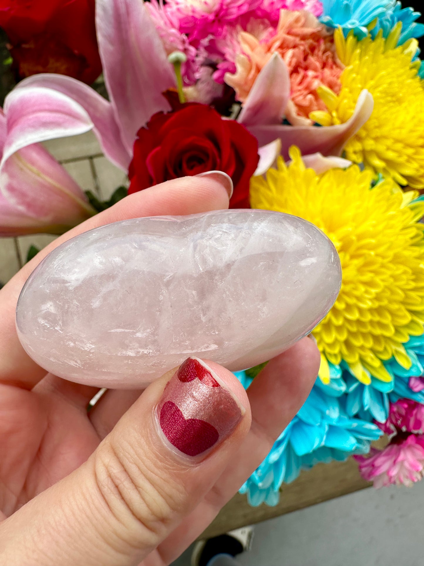 Exquisite Rose Quartz Heart Carving β Natural Healing Crystal for Love and Harmony β Unique Gift