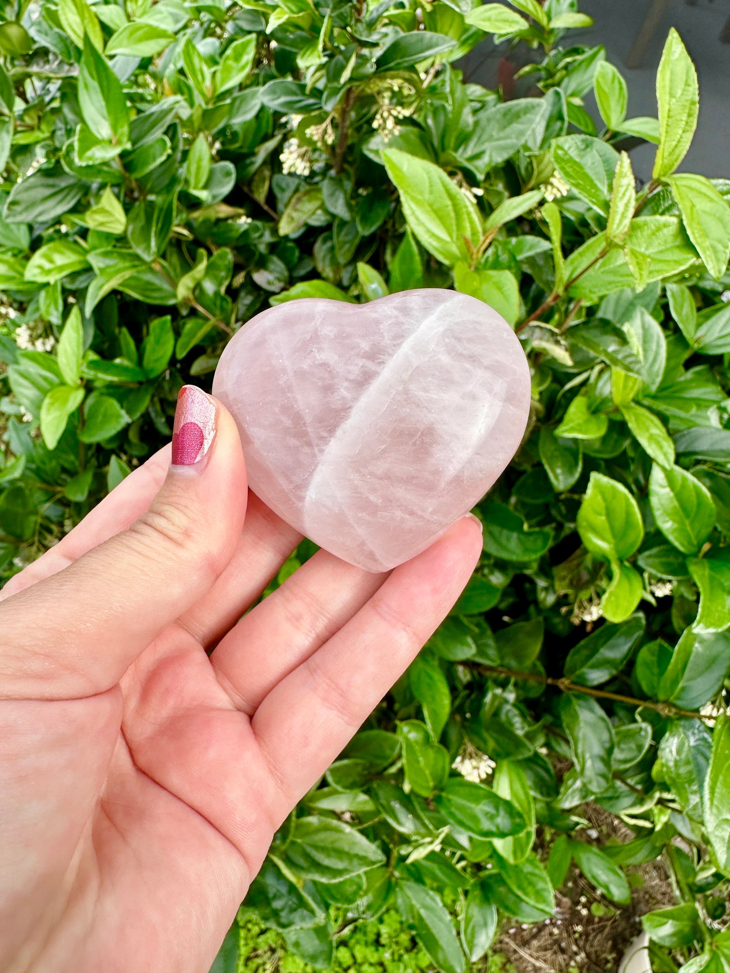 Exquisite Rose Quartz Heart Carving β Natural Healing Crystal for Love and Harmony β Unique Gift
