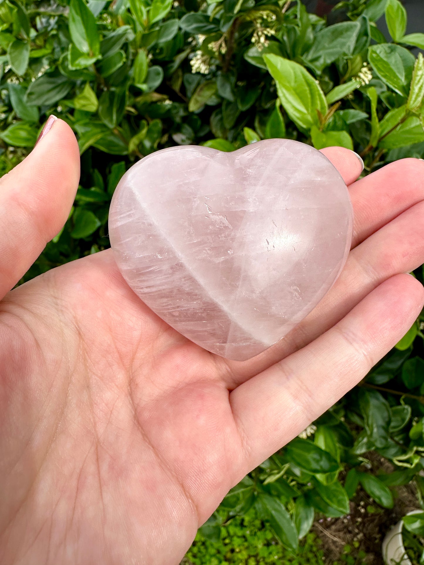 Exquisite Rose Quartz Heart Carving β Natural Healing Crystal for Love and Harmony β Unique Gift