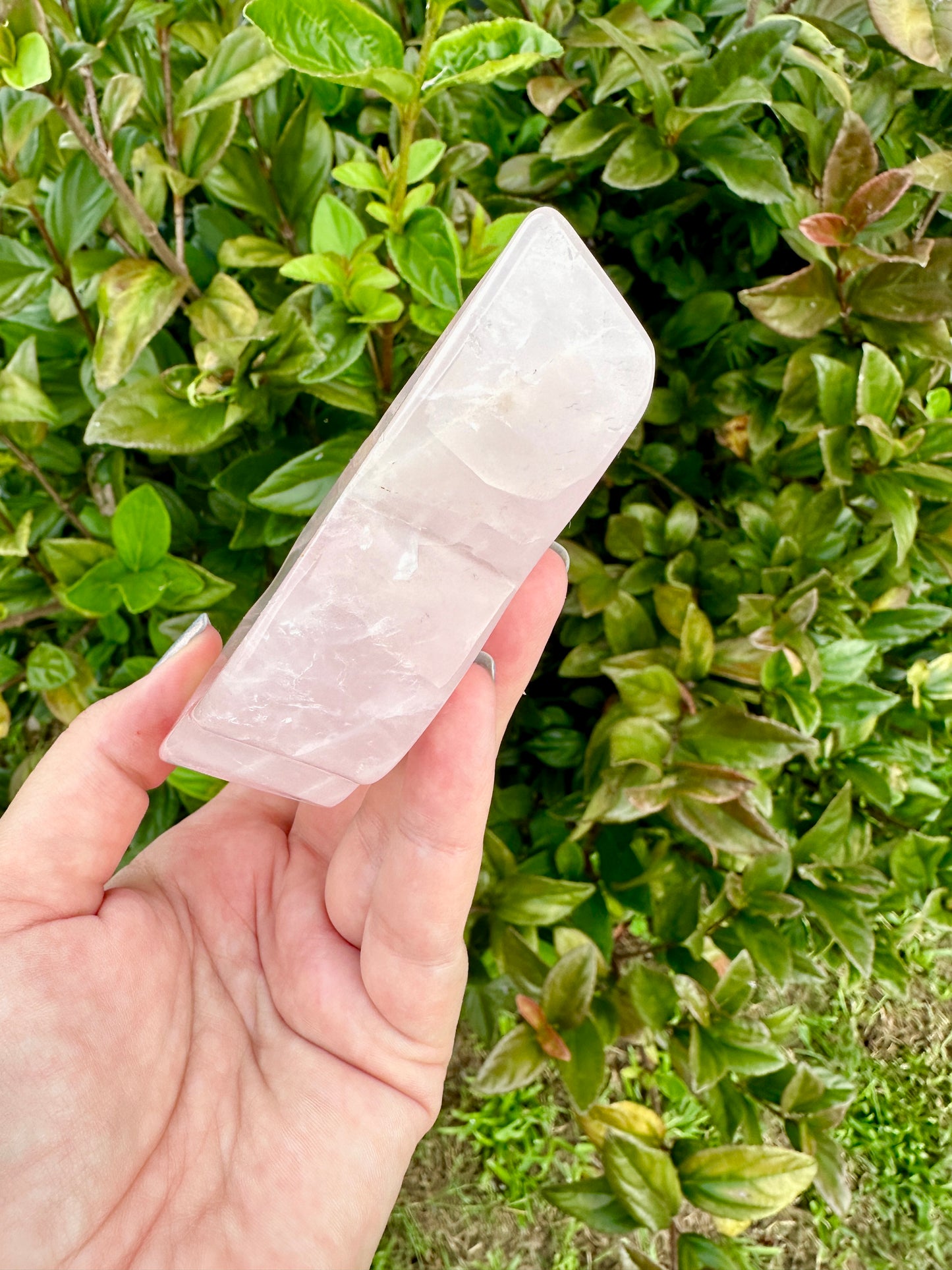 Rose Quartz Butterfly Bowl - Natural Crystal Decor - Unique Healing Stone Bowl - Elegant Boho Style Home Decor