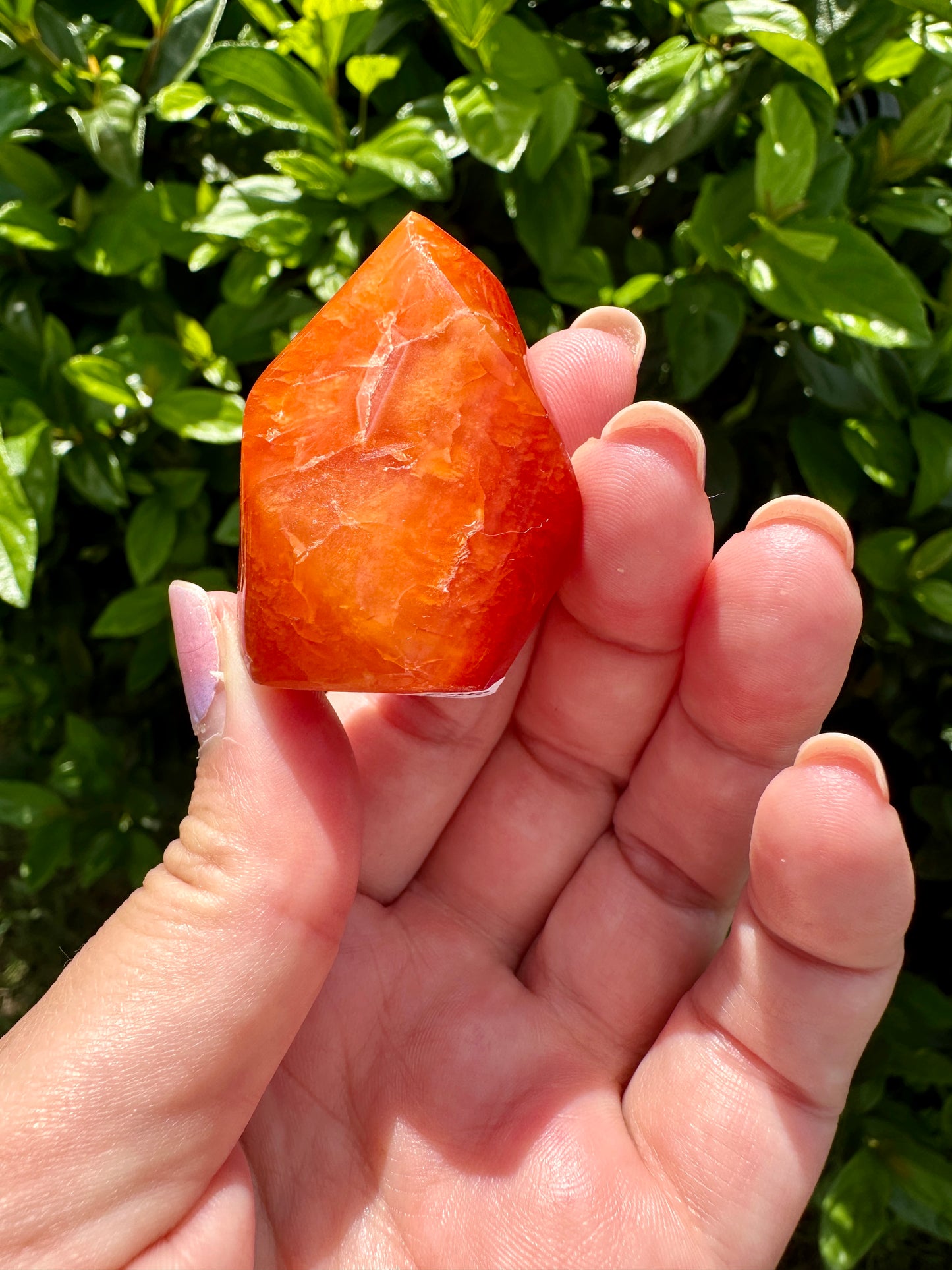 Handcrafted Carnelian Flame Sculpture - Unique Natural Stone Decor for Home and Office, Energizing and Inspiring Carnelian Artwork