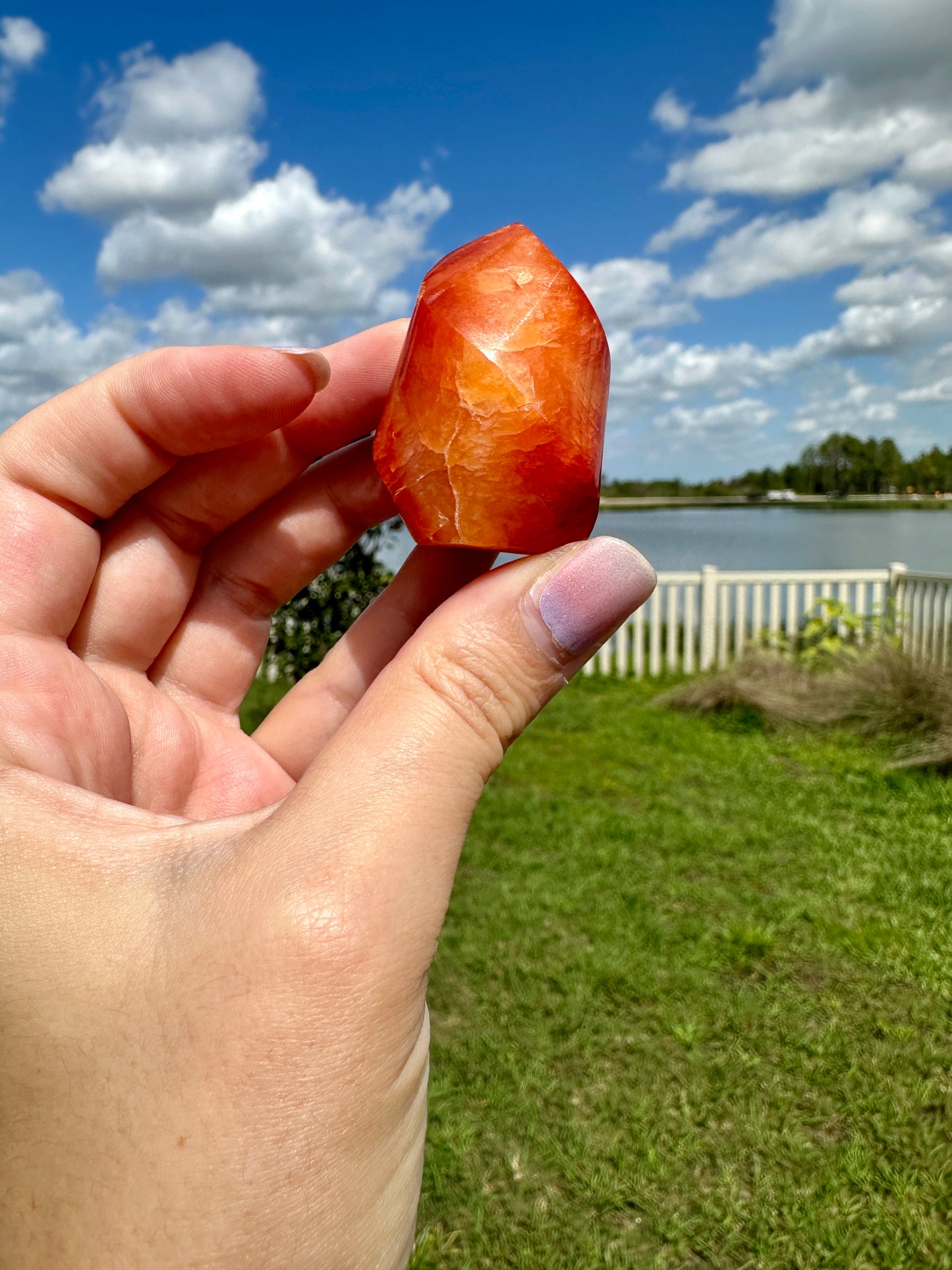 Handcrafted Carnelian Flame Sculpture - Unique Natural Stone Decor for Home and Office, Energizing and Inspiring Carnelian Artwork
