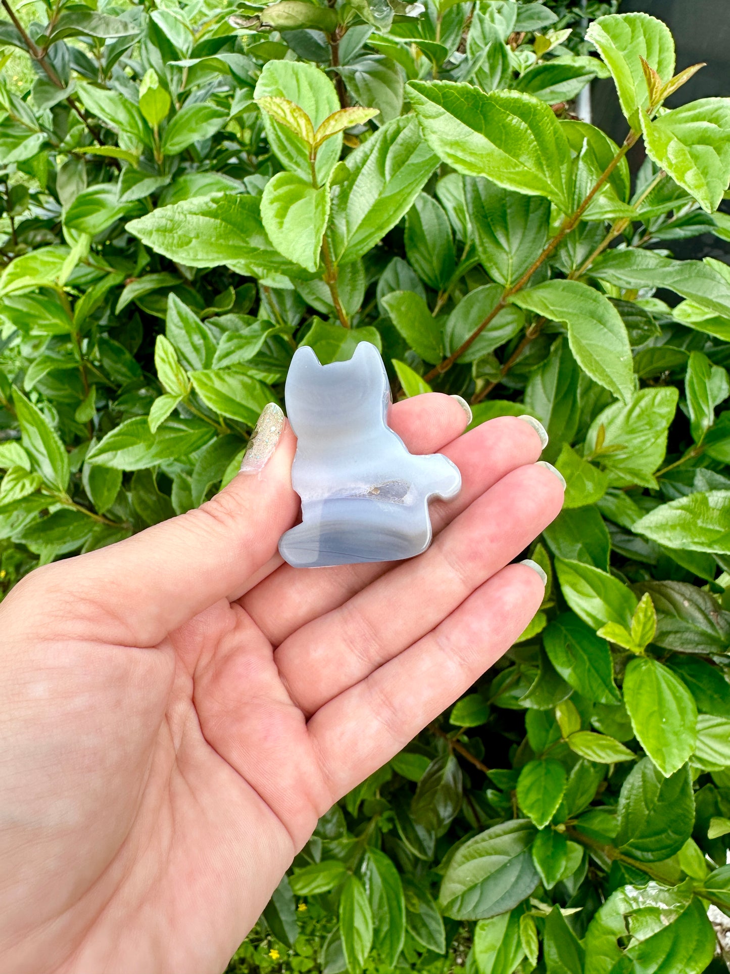 Agate Druzy Cat Carving: Unique Handcrafted Gemstone Decor, Sparkling Natural Beauty for Cat Lovers & Crystal Collectors