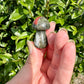 African Bloodstone Mushroom Carving - Infuse Your Space with Strength and Healing, Ideal for Decor and Spiritual Work