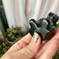 Black Obsidian Dog Carving for Home Decor | Healing Crystal Figurine | Natural Stone Dog Sculpture | Spiritual Animal Totem Gift