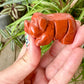 Red Jasper Pig Carving for Home Decor | Natural Stone Healing Crystal | Pig Figurine Sculpture | Spiritual Animal Totem Gift