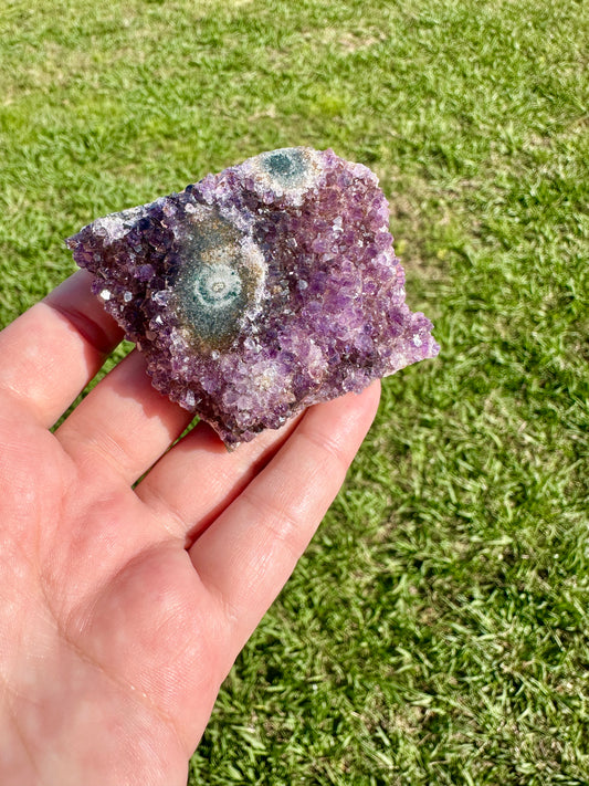 Exquisite Uruguayan Amethyst Stalactite - A Majestic Natural Wonder for Collectors and Decor Enthusiasts