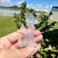 Fluorite Mermaid Carving, Ethereal Crystal Sculpture, Healing Crystal Decor, Unique Gift for Crystal Lovers, Mermaid Figurine Art