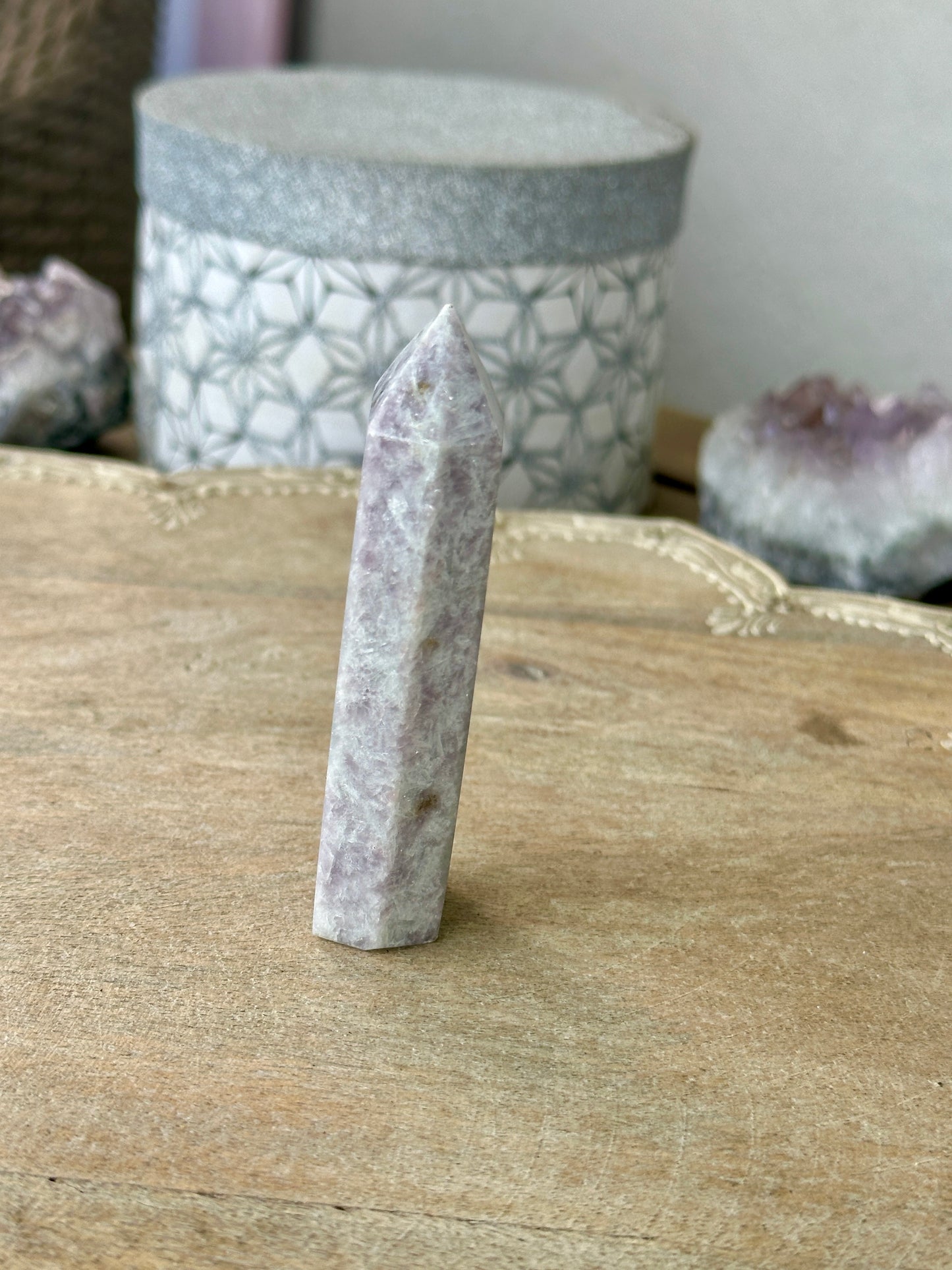 Pink Tourmaline Tower - Radiant Gemstone Obelisk for Emotional Healing & Love, Handcrafted Crystal Point, Serene Energy Decor Piece