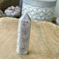 Pink Tourmaline Tower - Radiant Gemstone Obelisk for Emotional Healing & Love, Handcrafted Crystal Point, Serene Energy Decor Piece