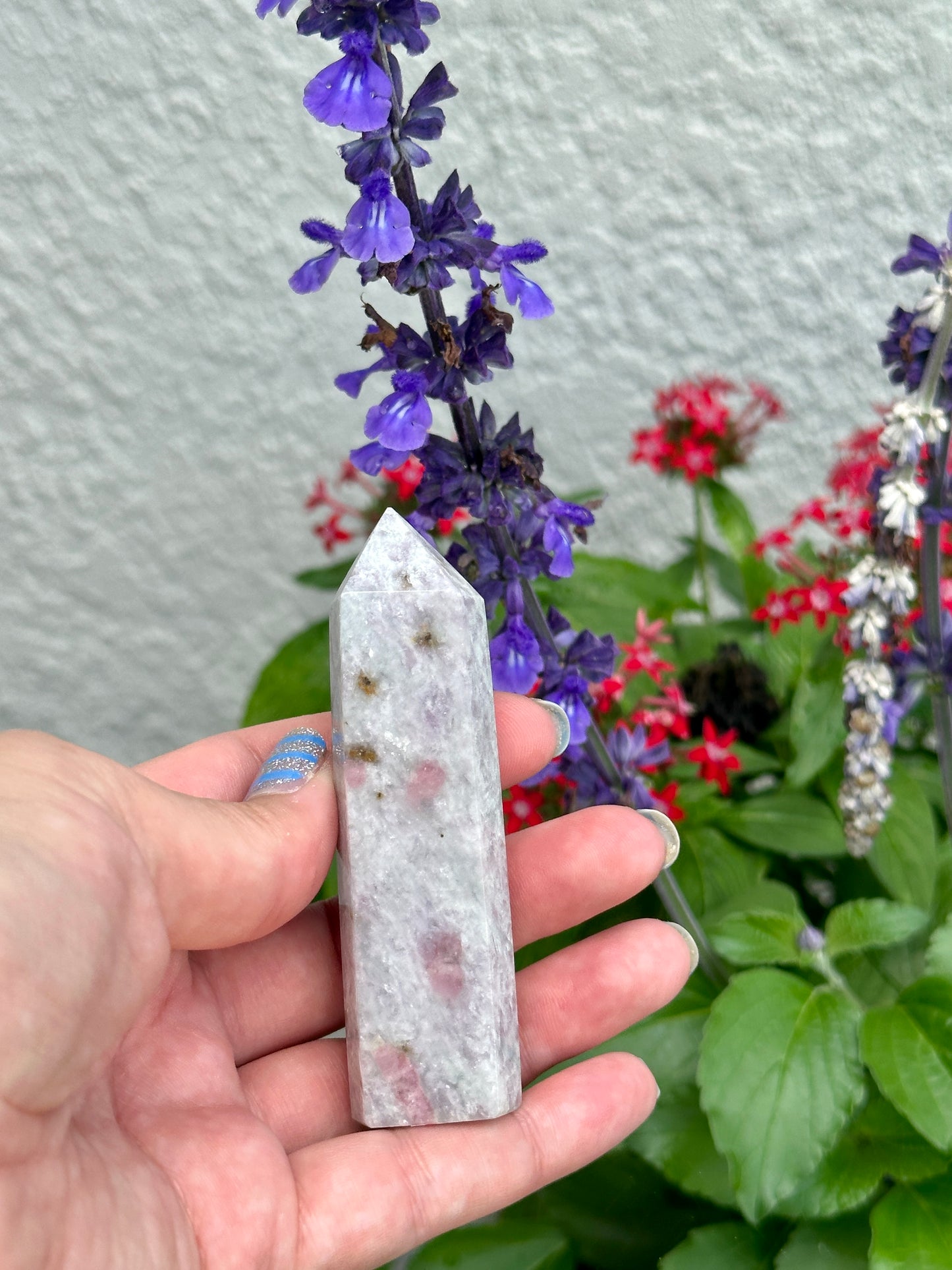 Pink Tourmaline Tower - Radiant Gemstone Obelisk for Emotional Healing & Love, Handcrafted Crystal Point, Serene Energy Decor Piece