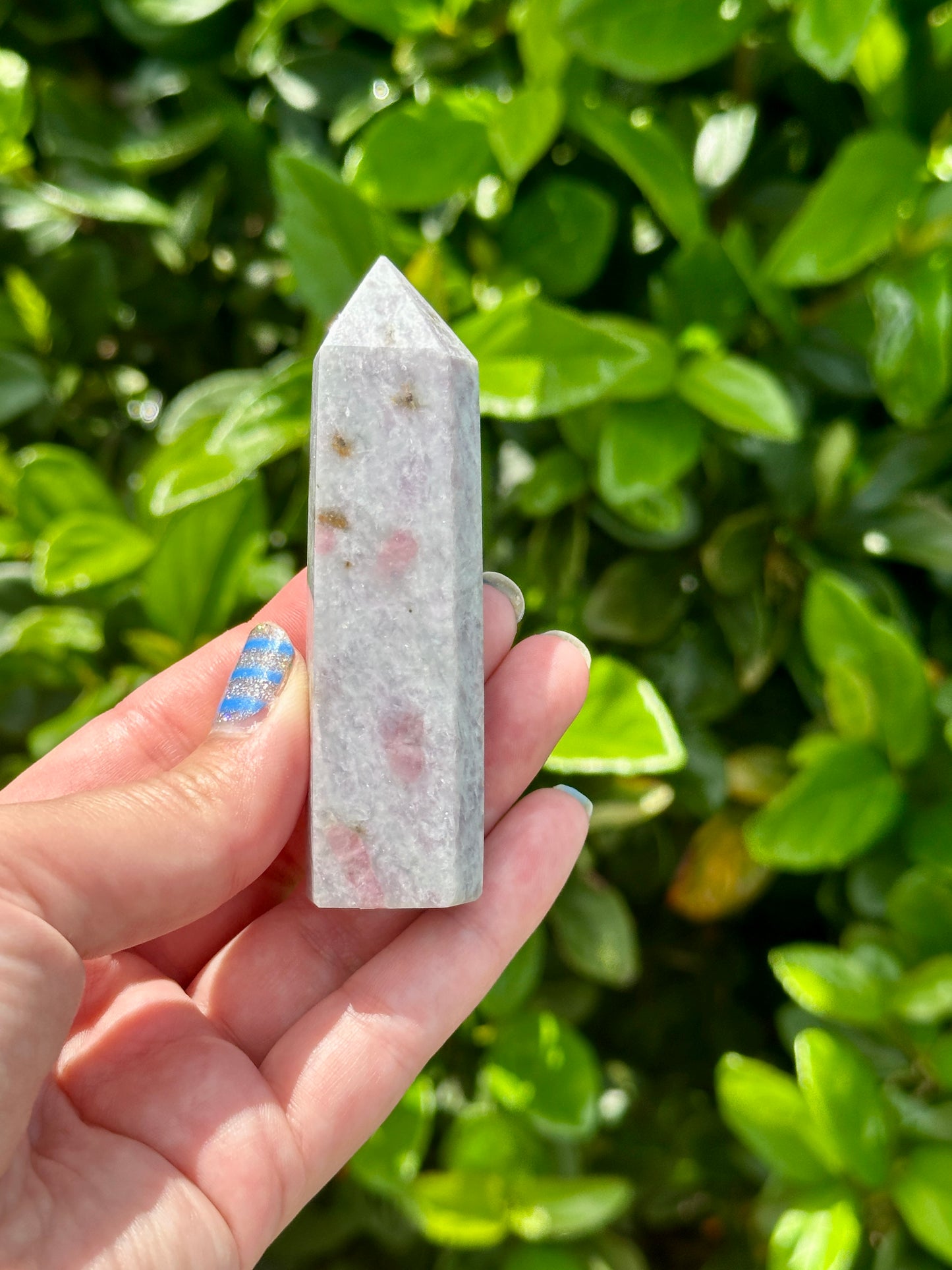 Pink Tourmaline Tower - Radiant Gemstone Obelisk for Emotional Healing & Love, Handcrafted Crystal Point, Serene Energy Decor Piece