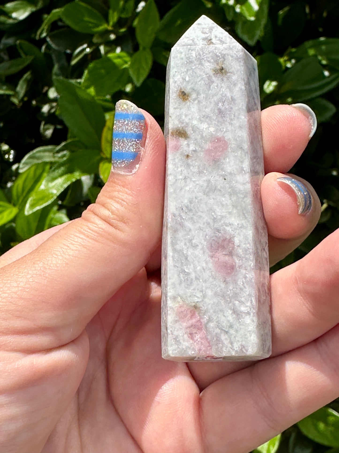 Pink Tourmaline Tower - Radiant Gemstone Obelisk for Emotional Healing & Love, Handcrafted Crystal Point, Serene Energy Decor Piece