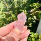 Rose Quartz Unicorn Figurine, Healing Crystal Unicorn Statue, Spiritual Decor, Unique Gift for Crystal Lovers, Rose Quartz Sculpture