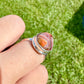 Laguna Lace Agate Sterling Silver Ring, Size 11, Unique Boho Statement Ring, Natural Gemstone Jewelry, Silver Ring for Women