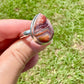 Laguna Lace Agate Sterling Silver Ring, Size 11, Unique Boho Statement Ring, Natural Gemstone Jewelry, Silver Ring for Women