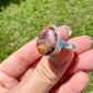 Laguna Lace Agate Sterling Silver Ring, Size 11, Unique Boho Statement Ring, Natural Gemstone Jewelry, Silver Ring for Women