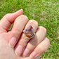 Laguna Lace Agate Sterling Silver Ring, Size 11, Unique Boho Statement Ring, Natural Gemstone Jewelry, Silver Ring for Women