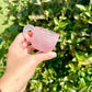 Rose Quartz Cup, Healing Crystal Drinkware, Unique Rose Quartz Chalice, Spiritual Gift for Crystal Lovers, Natural Stone Mug