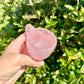 Rose Quartz Cup, Healing Crystal Drinkware, Unique Rose Quartz Chalice, Spiritual Gift for Crystal Lovers, Natural Stone Mug