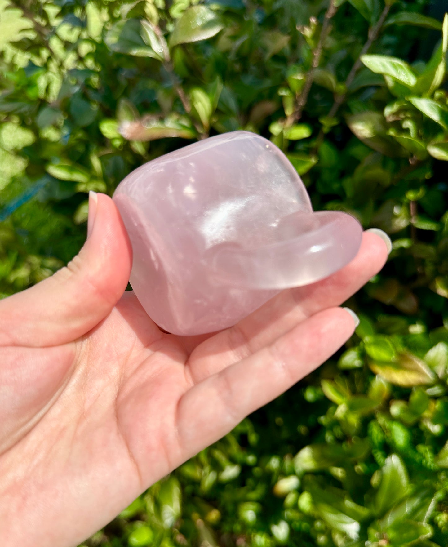 Rose Quartz Cup, Healing Crystal Drinkware, Unique Rose Quartz Chalice, Spiritual Gift for Crystal Lovers, Natural Stone Mug