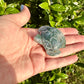Druzy Moss Agate Turtle Carving - Unique Handcrafted Gemstone Decor for Home and Office, Perfect Gift for Nature and Turtle Lovers