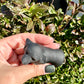 Black Obsidian Dachshund Dog Figurine, Unique Gemstone Dog Statue, Healing Crystal Doxie Sculpture, Perfect Pet Lover Gift