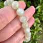 Green Moonstone Beaded Bracelet - Radiate Serenity and Feminine Energy, Perfect for Enhancing Intuition and Emotional Balance, Ideal for Daily Wear