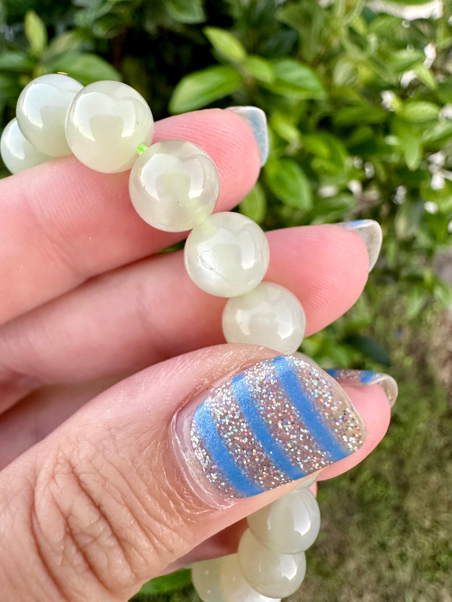 Green Moonstone Beaded Bracelet - Radiate Serenity and Feminine Energy, Perfect for Enhancing Intuition and Emotional Balance, Ideal for Daily Wear