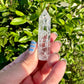 Crackle Quartz Tower - Energizing Crystal Point for Amplifying Intentions and Cleansing Spaces, Perfect for Meditation and Home Decor