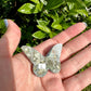 Uruguayan Amethyst Druzy Butterfly - Captivating Gemstone Art for Tranquility and Spiritual Awakening, Perfect for Collectors and Home Decor