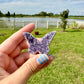 Uruguayan Amethyst Druzy Butterfly - Captivating Gemstone Art for Tranquility and Spiritual Awakening, Perfect for Collectors and Home Decor