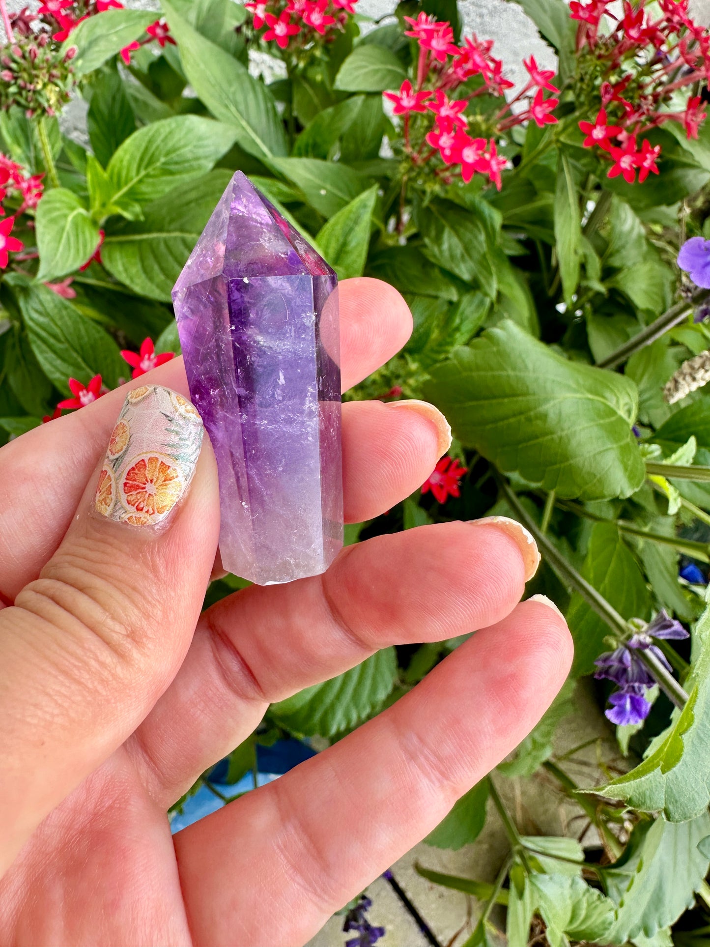 Amethyst Tower - Elevate Your Space with the Power of Tranquility and Spiritual Protection, Perfect for Meditation and Enhancing Intuition