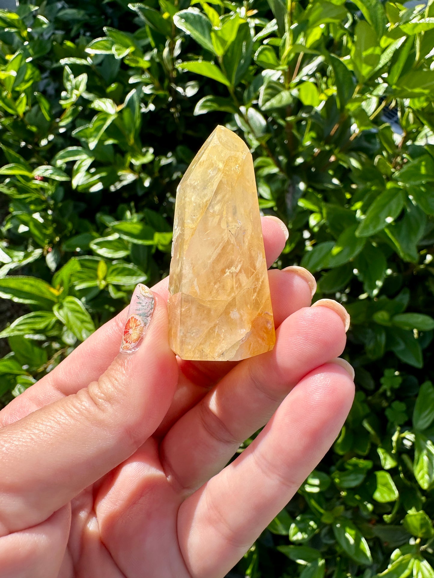 Golden Healer Quartz Tower - A Beacon of Healing and Vitality, Perfect for Energy Work and Aesthetic Decor