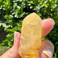 Golden Healer Quartz Tower - A Beacon of Healing and Vitality, Perfect for Energy Work and Aesthetic Decor