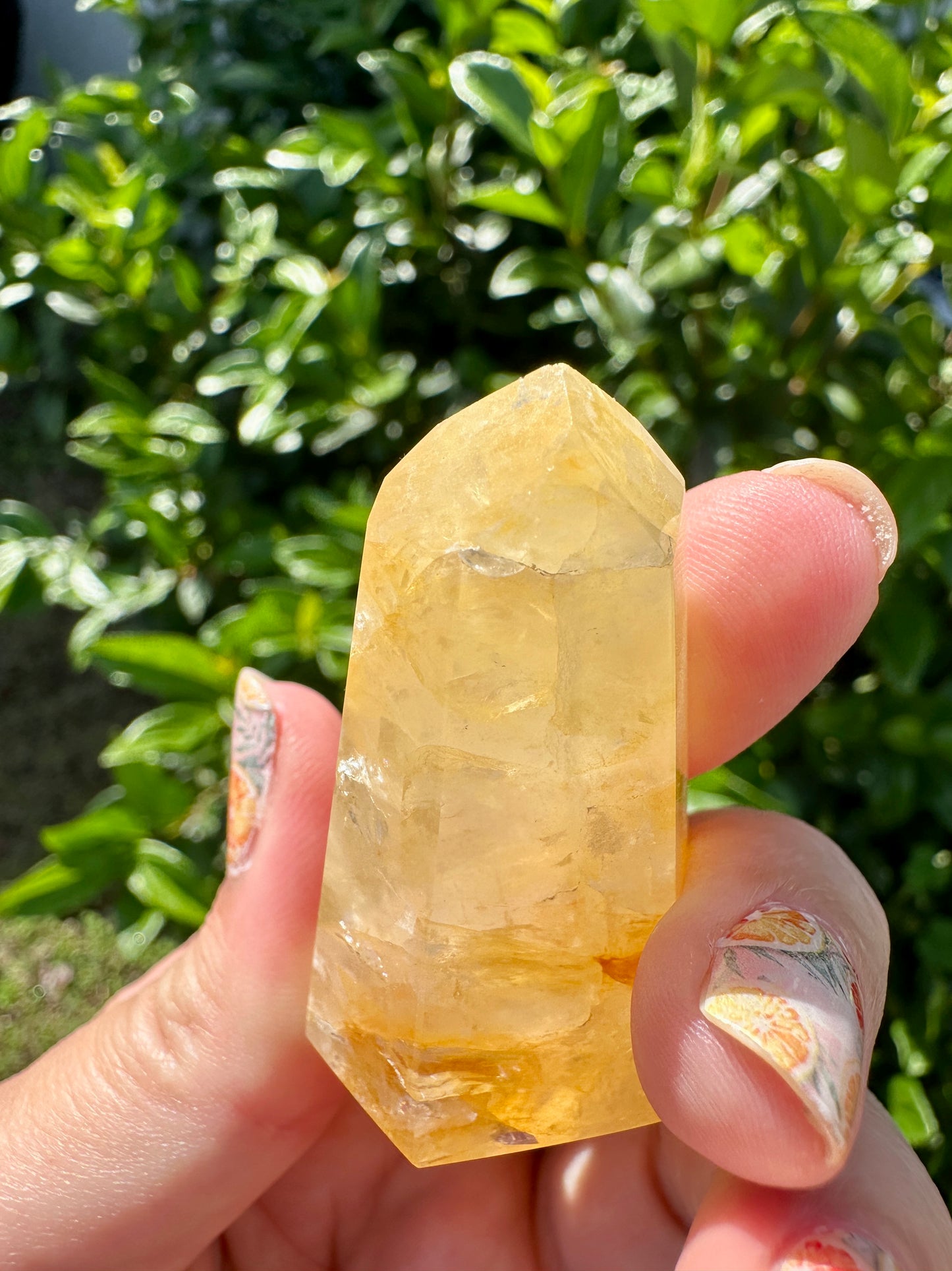 Golden Healer Quartz Tower - A Beacon of Healing and Vitality, Perfect for Energy Work and Aesthetic Decor