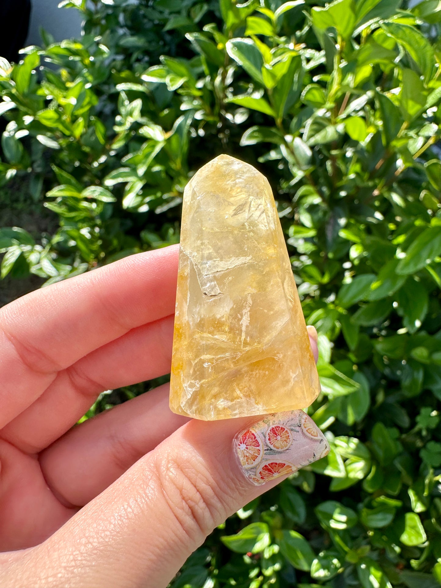 Golden Healer Quartz Tower - A Beacon of Healing and Vitality, Perfect for Energy Work and Aesthetic Decor