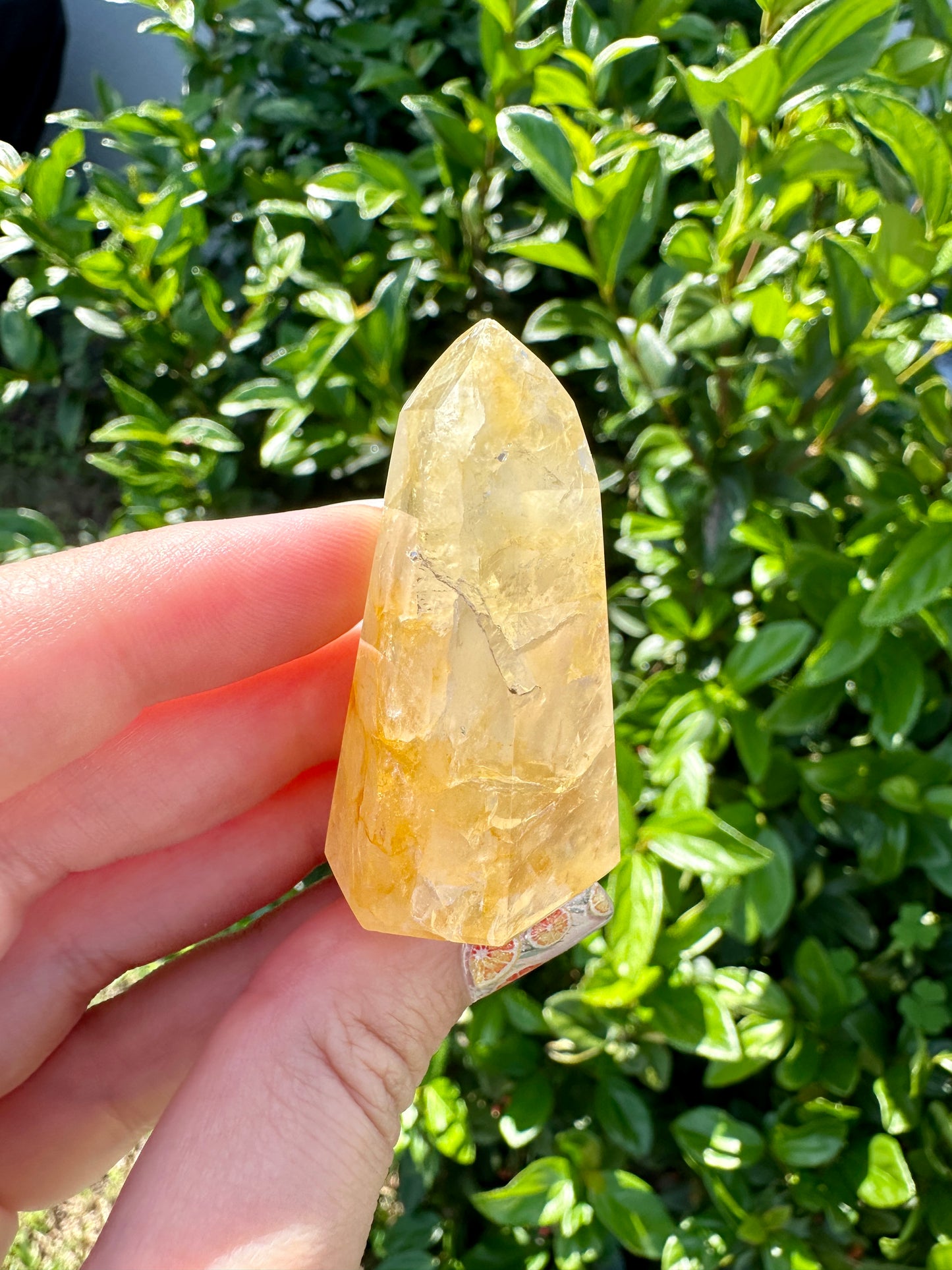 Golden Healer Quartz Tower - A Beacon of Healing and Vitality, Perfect for Energy Work and Aesthetic Decor