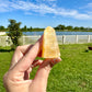 Golden Healer Quartz Tower - A Beacon of Healing and Vitality, Perfect for Energy Work and Aesthetic Decor