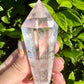 Clear Quartz Tower - Pure Crystal Tower for Amplifying Energy & Clarity, Handcrafted Gemstone Point, Versatile Decor for Healing