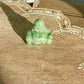 Green Aventurine Buddha Carving: Serene Hand-Carved Buddha Figurine, Ideal for Enhancing Peace, Prosperity, and Feng Shui in Any Space